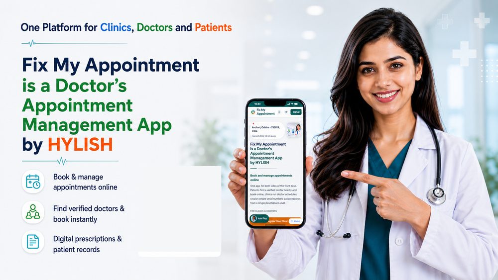 Fix My Appointment — one platform for clinics, doctors and patients. Book and manage appointments online, find verified doctors, and get digital prescriptions and patient records.